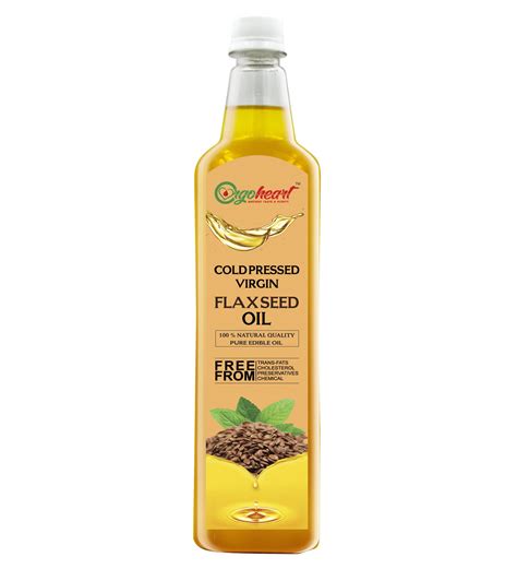 cold pressed flaxseed oil refrigerated.